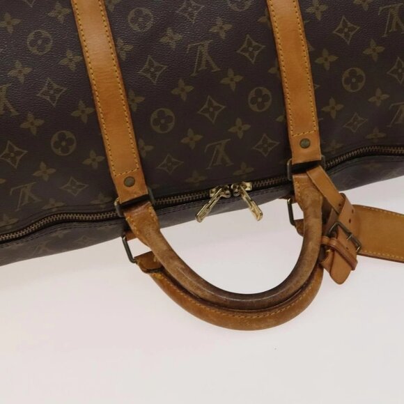 LOUIS VUITTON Monogram Keepall 60 Boston Bag M41422 LV Auth ar13733 - Picture 8 of 16